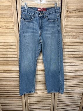 Levi's Jeans Loose Fit Straight Blue Denim Vintage 569 Size 14 Reg